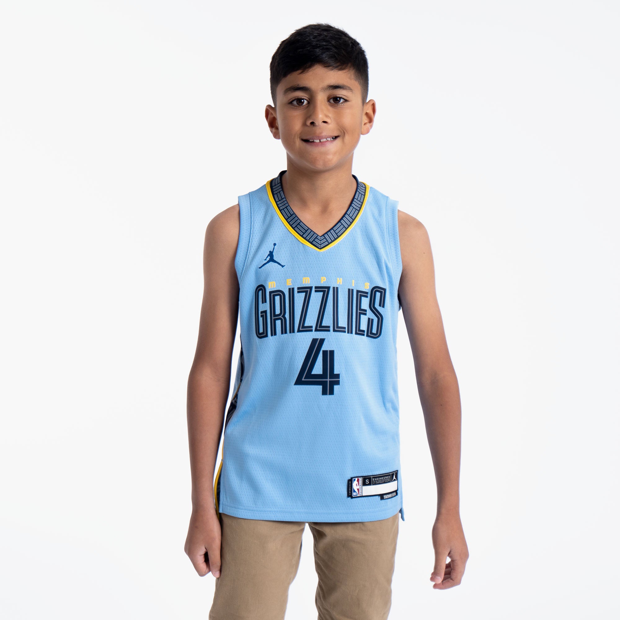 Youth Jordan Brand Light Blue Memphis Grizzlies 2019/20 Swingman