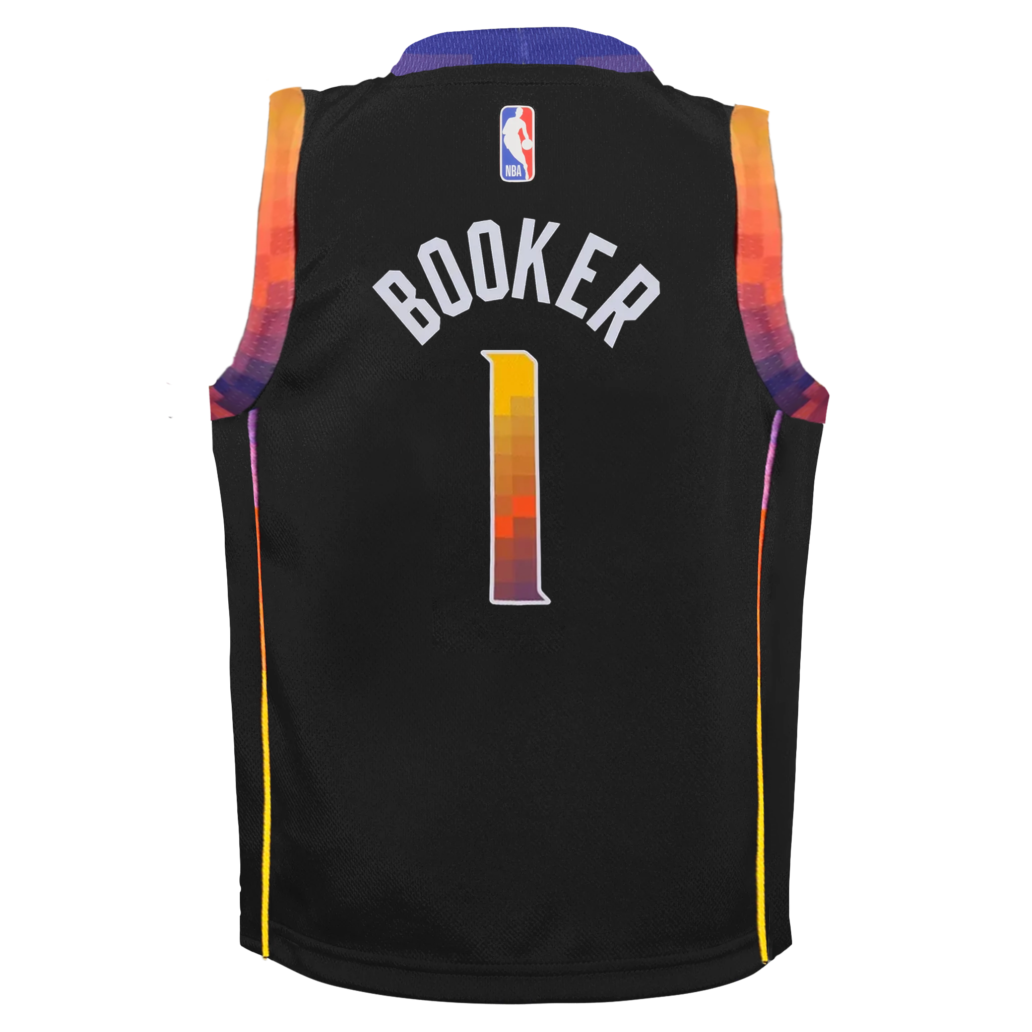 2022 Season Suns Booker #1 Suns City Edition Black NBA Jersey