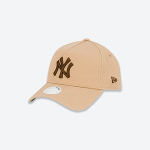 New York Yankees Toffee 9FORTY A-Frame Womens MLB Snapback Hat