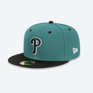 Philadelphia Phillies Pine Black 59FIFTY MLB Fitted Hat