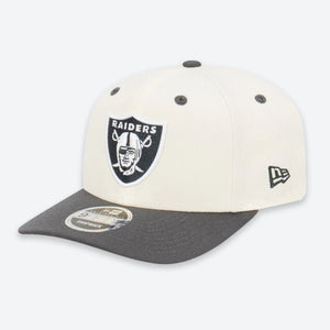 Las Vegas Raiders 9FIFTY Original Fit Chrome Graphite NFL Snapback Hat