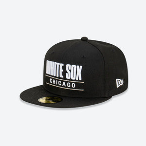 Chicago White Sox Stacked 59FIFTY MLB Fitted Hat