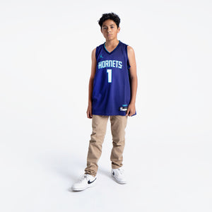 LaMelo Ball Charlotte Hornets 2024 Statement Edition Youth NBA Swingman Jersey