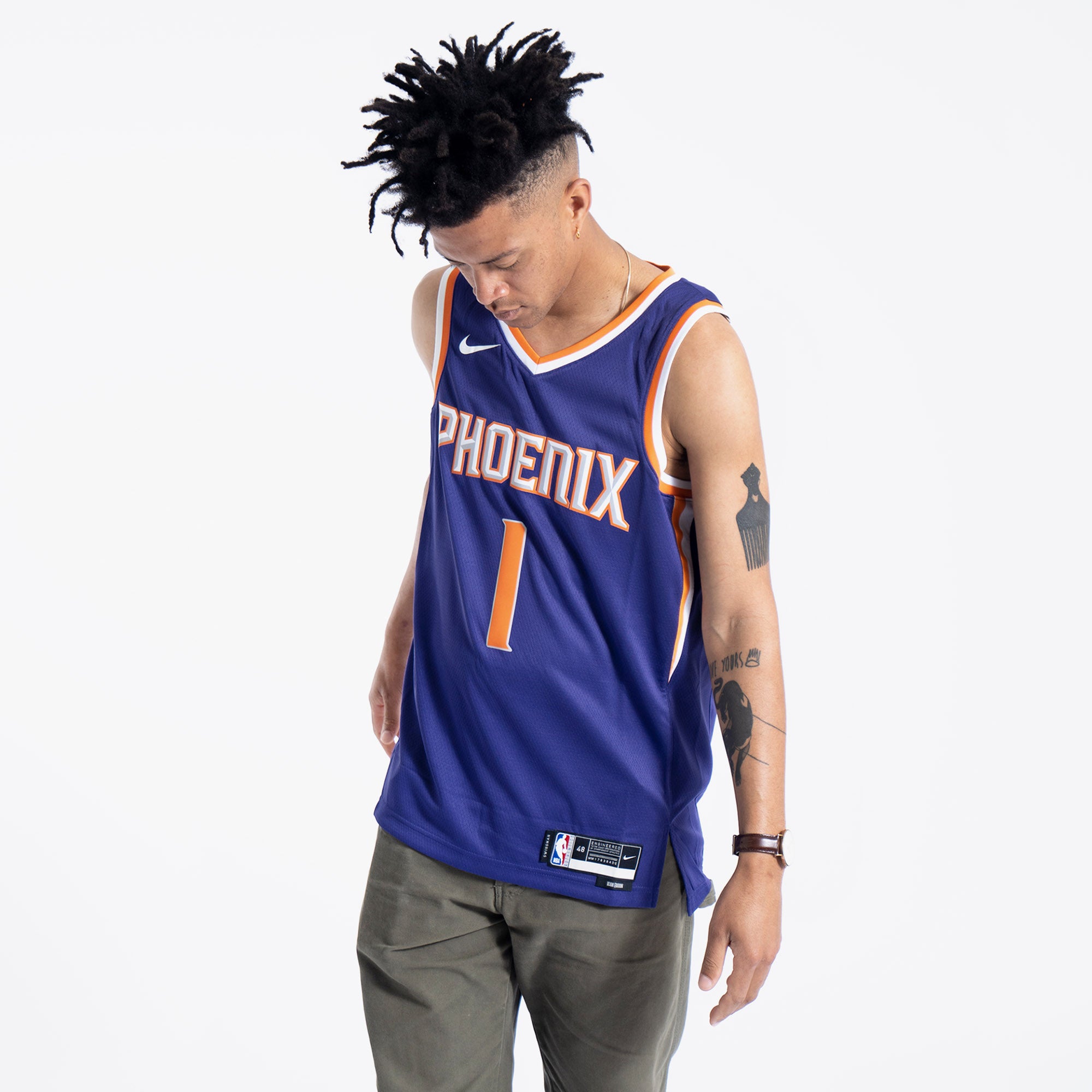 Devin Booker Phoenix Suns 2023 Select Series Men's Nike Dri-Fit NBA Swingman Jersey - Fuel Orange, XXL