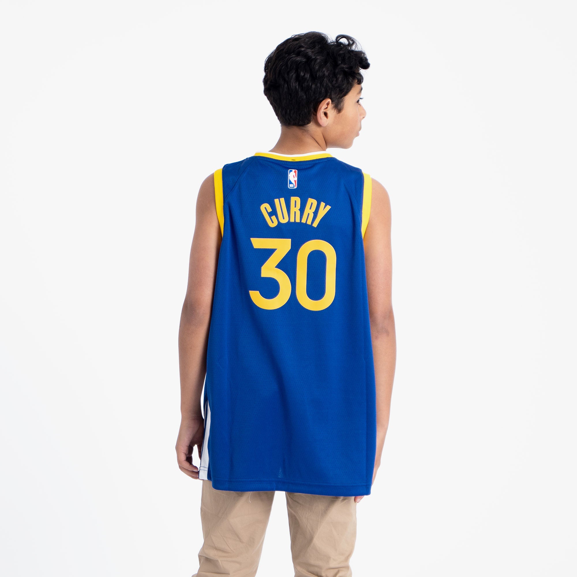 Stephen Curry Golden State Warriors Jordan Brand Youth Swingman Jersey -  Statement Edition - Blue