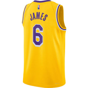 LeBron James Los Angeles Lakers Diamond Icon Edition NBA Swingman Jersey