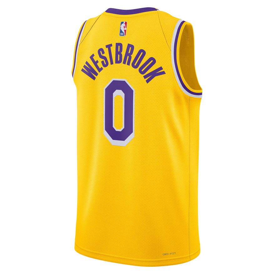 Russell Westbrook Los Angeles Lakers 2023 Icon Edition NBA Swingman Je –  Basketball Jersey World