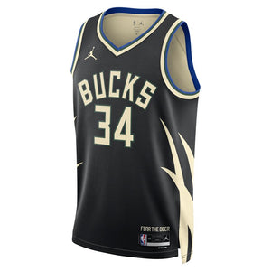 Giannis Antetokounmpo Milwaukee Bucks 2024 Statement Edition NBA Swingman Jersey