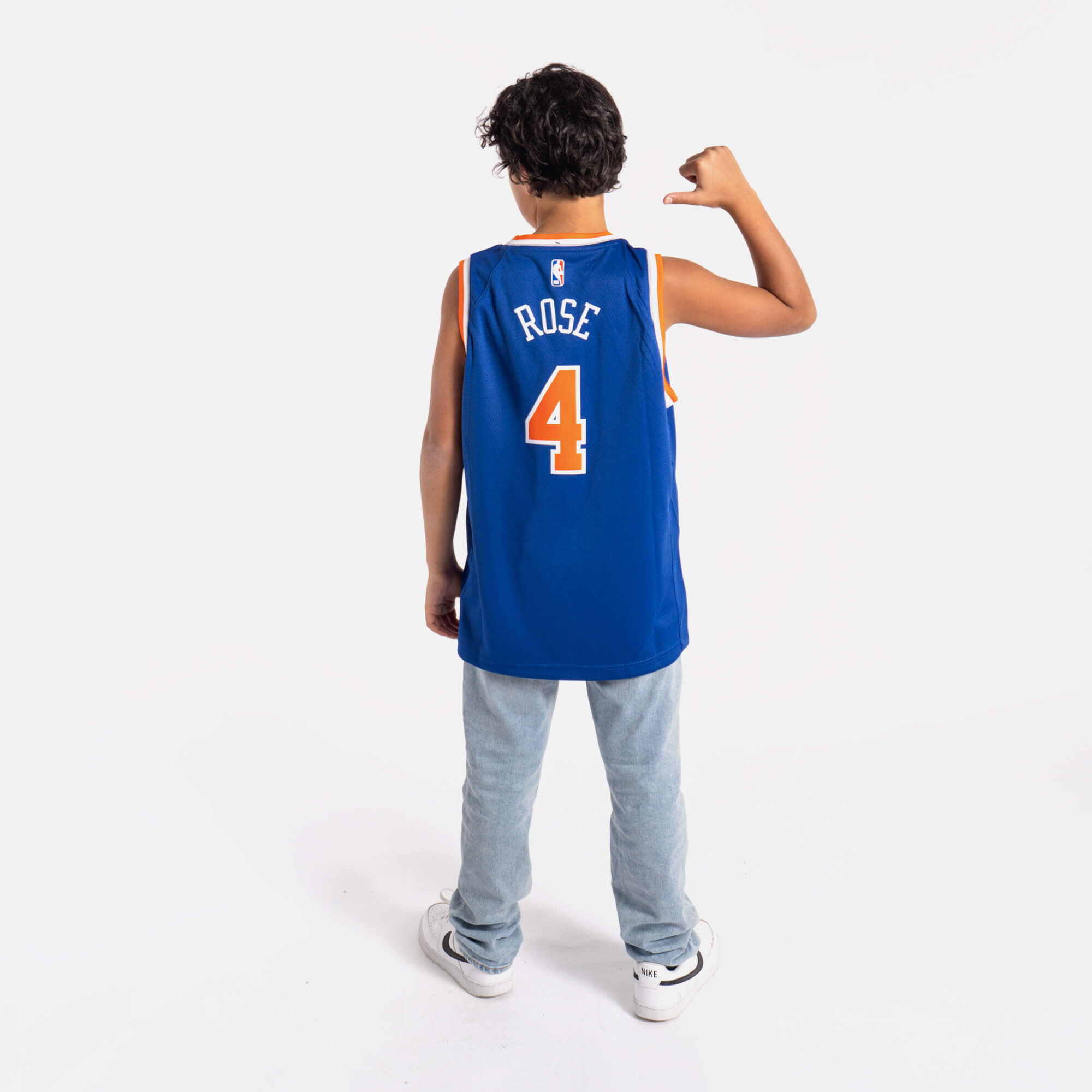 Nike Kristaps Porzingis New York Knicks Blue Authentic Jersey - Icon Edition