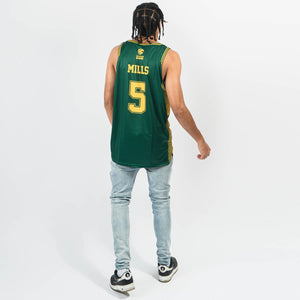 Patty Mills Australian Boomers National Away Green Jersey