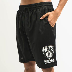 Brooklyn Nets Team Logo NBA Mesh Shorts