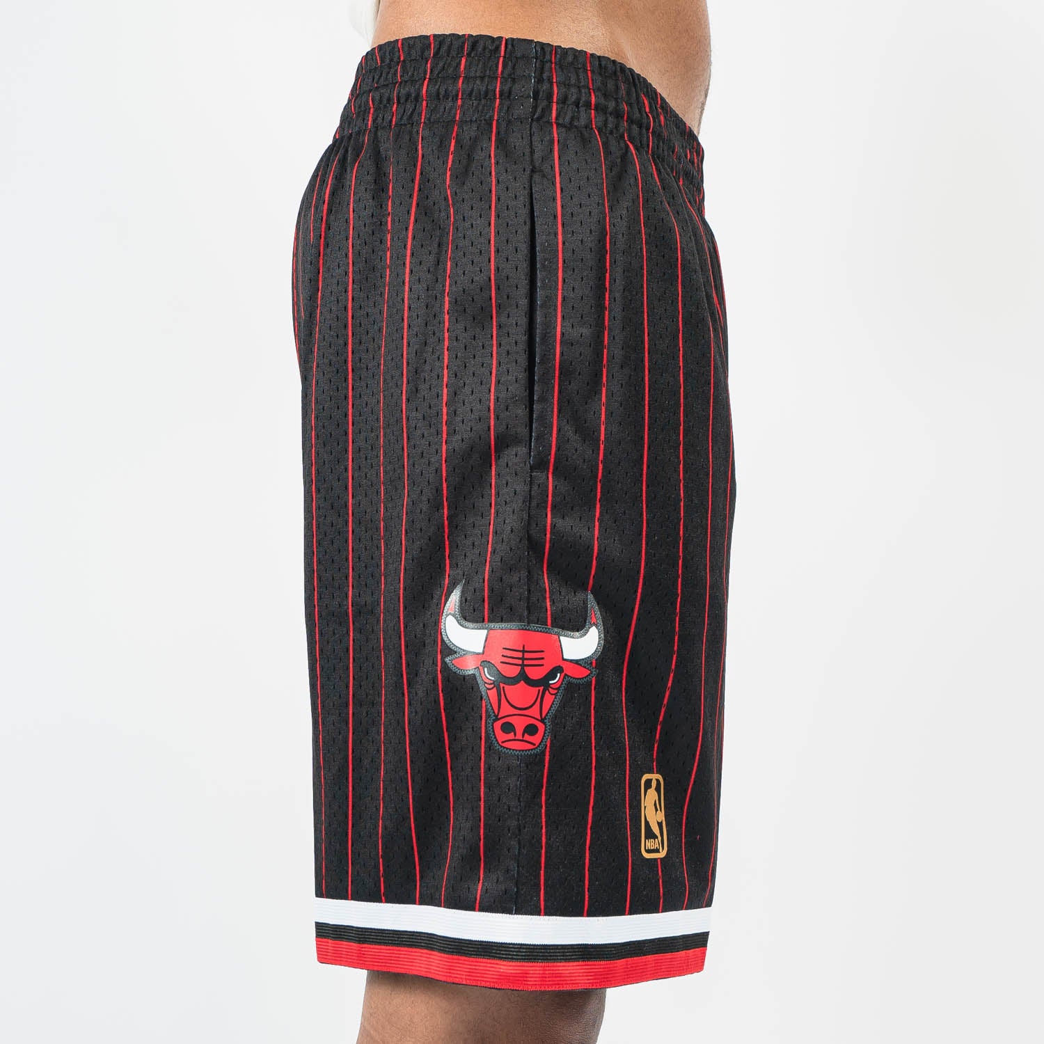 Chicago bulls on sale black pinstripe shorts