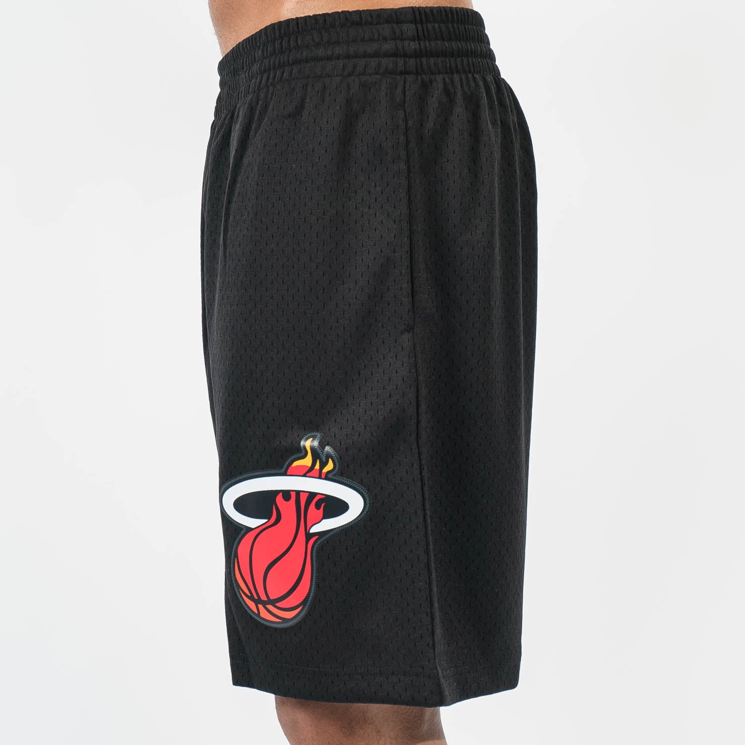 Nba Heat Black Shorts Embroidered Vintage Sports Training Shorts Basketball  Shorts