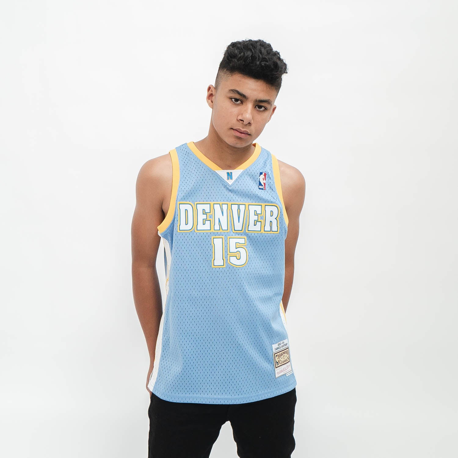 Mitchell & Ness Nba Swingman Jerseys Denver Nuggets Carmelo Anthony 15