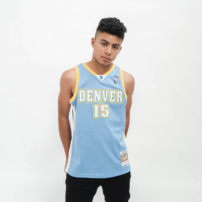 Allen Iverson Denver Nuggets Hardwood Classics Throwback NBA Swingman –  Basketball Jersey World