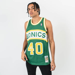 Shawn Kemp Seattle Supersonics HWC Throwback NBA Swingman Jersey