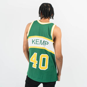 Shawn Kemp Seattle Supersonics HWC Throwback NBA Swingman Jersey