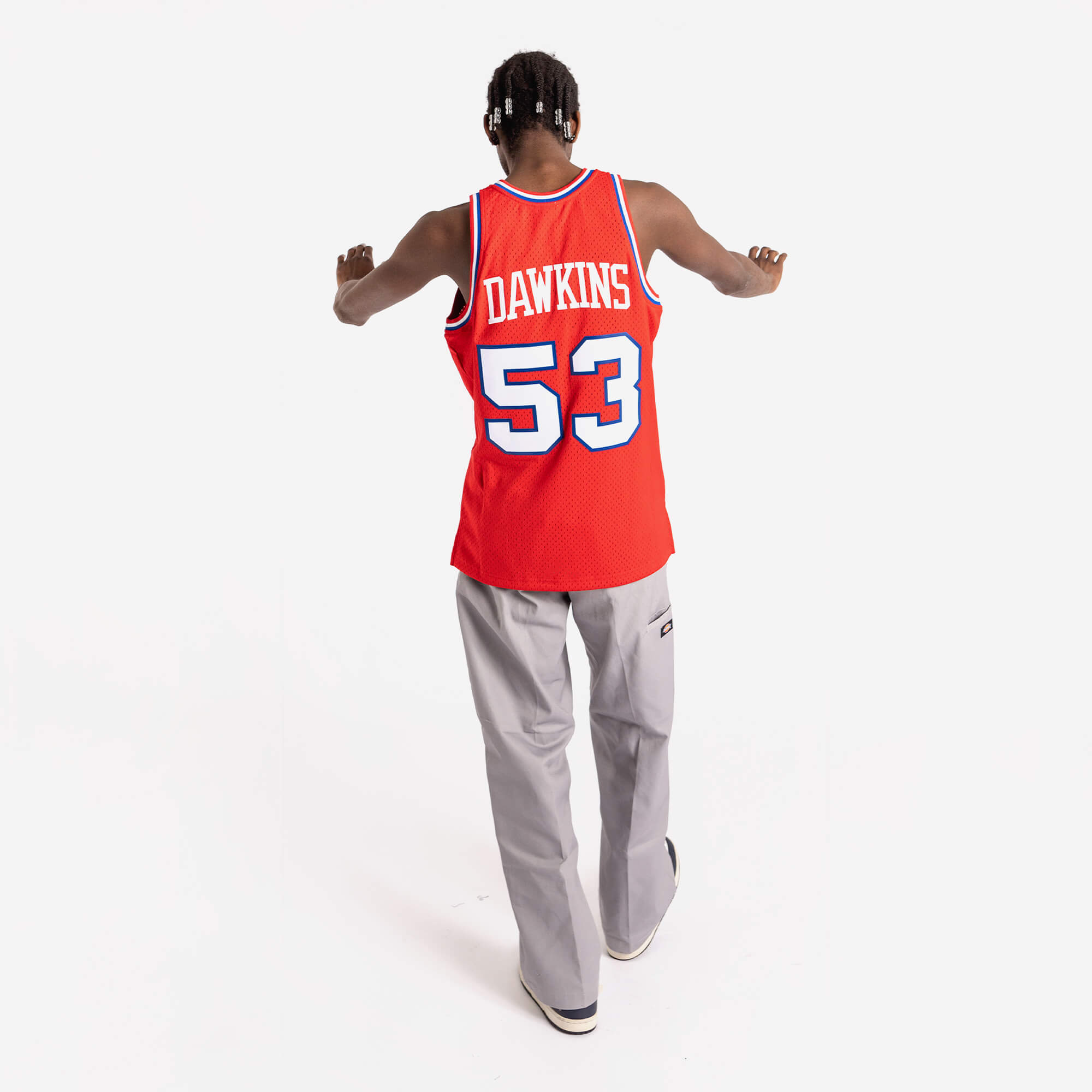 Darryl Dawkins #53 Philadelphia 76ers 1979-80 Mitchell & Ness Swingman NBA Jersey Red