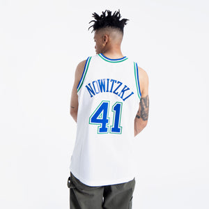 Dirk Nowitzki Dallas Mavericks HWC Throwback Rookie NBA Swingman Jersey