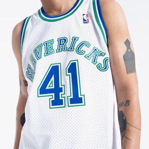 Dirk Nowitzki Dallas Mavericks HWC Throwback Rookie NBA Swingman Jersey