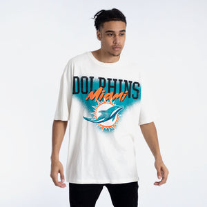 Miami Dolphins City Crest Oversized NFL T-Shirt