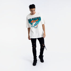 Miami Dolphins City Crest Oversized NFL T-Shirt