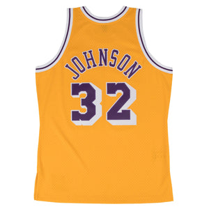 Magic Johnson Los Angeles Lakers Throwback NBA Swingman Jersey