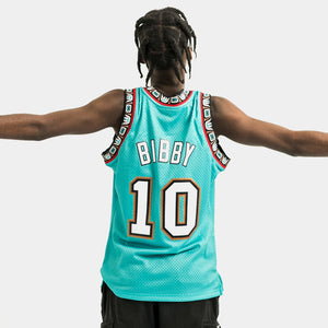 Mike Bibby Vancouver Grizzlies Hardwood Classics Throwback NBA Swingman Jersey