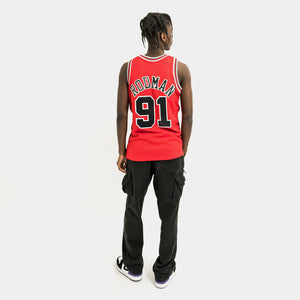 Dennis Rodman Chicago Bulls Throwback NBA Swingman Jersey