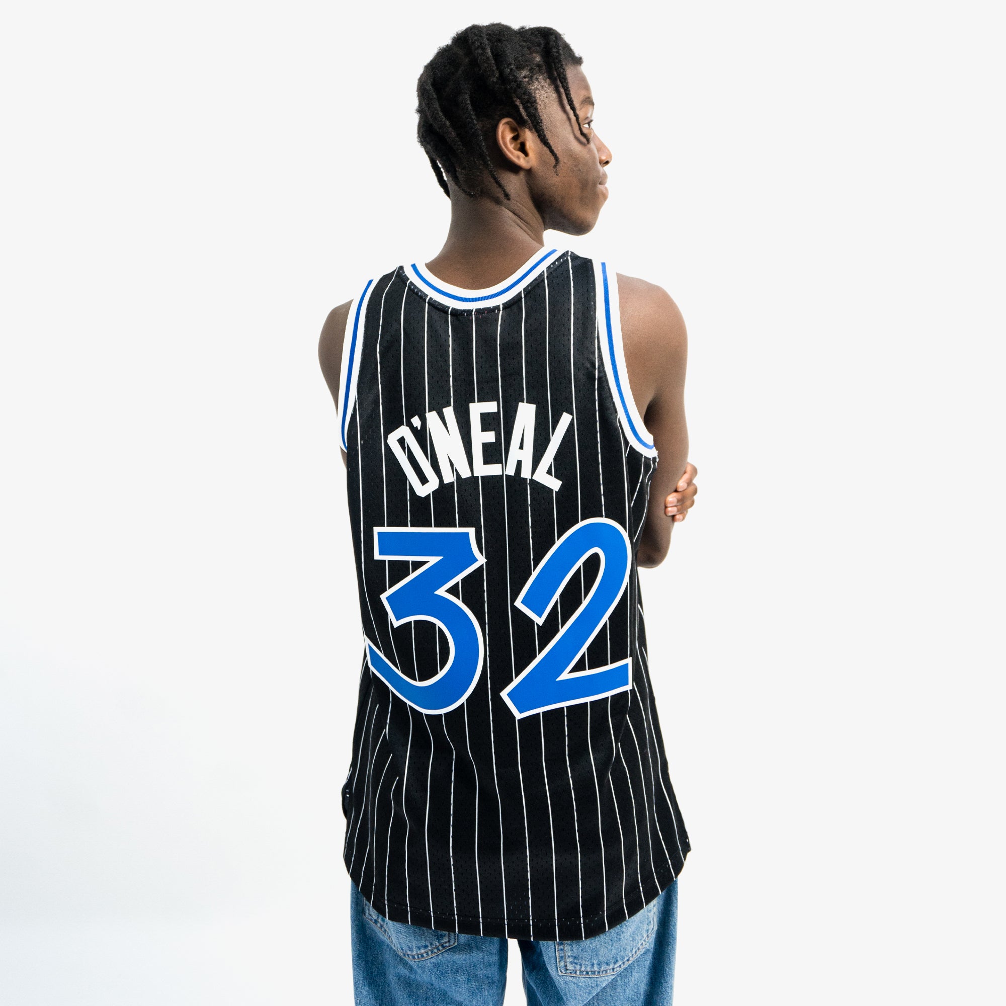 Men's Shaquille O'Neal Blue Retro Classic Team Jersey - Kitsociety