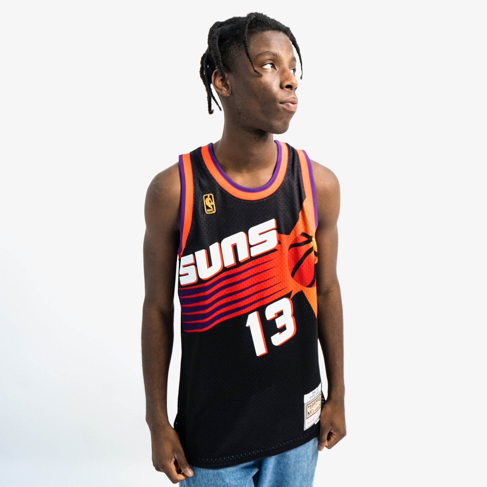 Steve Nash Phoenix Suns Mitchell & Ness Youth 1996/97 Hardwood Classics  Swingman Jersey - White