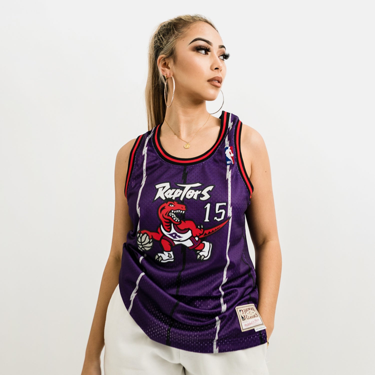 Shop Mitchell & Ness Toronto Raptors 1998-1999 Road Swingman Shorts  SMSHGS18255-TRAPURP98 purple