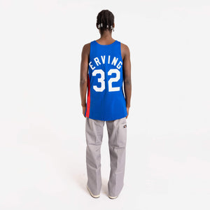 Julius Erving New Jersey Nets Hardwood Classics Throwback NBA Swingman Jersey