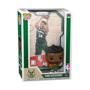 Giannis Antetokounmpo Milwaukee Bucks NBA Trading Card Pop Vinyl