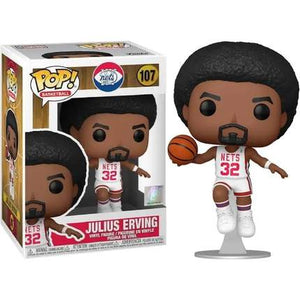 Julius Erving New Jersey Nets Hardwood Classics NBA Legends Pop Vinyl