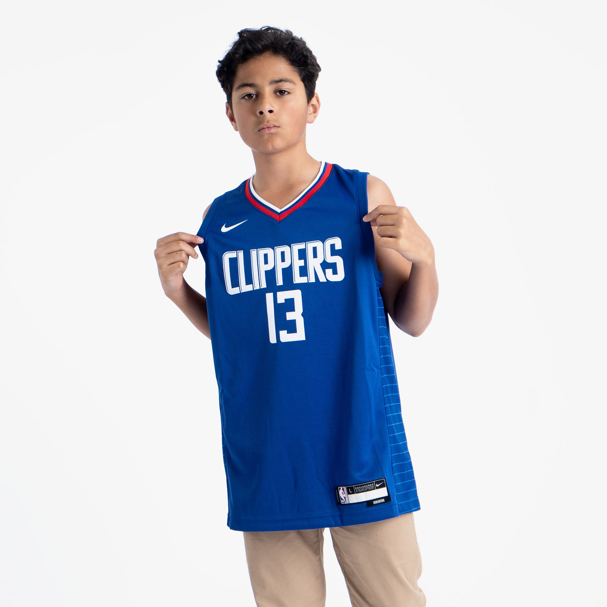  Paul George Los Angeles Clippers NBA Boys Youth 8-20 Blue Icon  Edition Swingman Jersey (as1, Alpha, s, Regular) : Sports & Outdoors