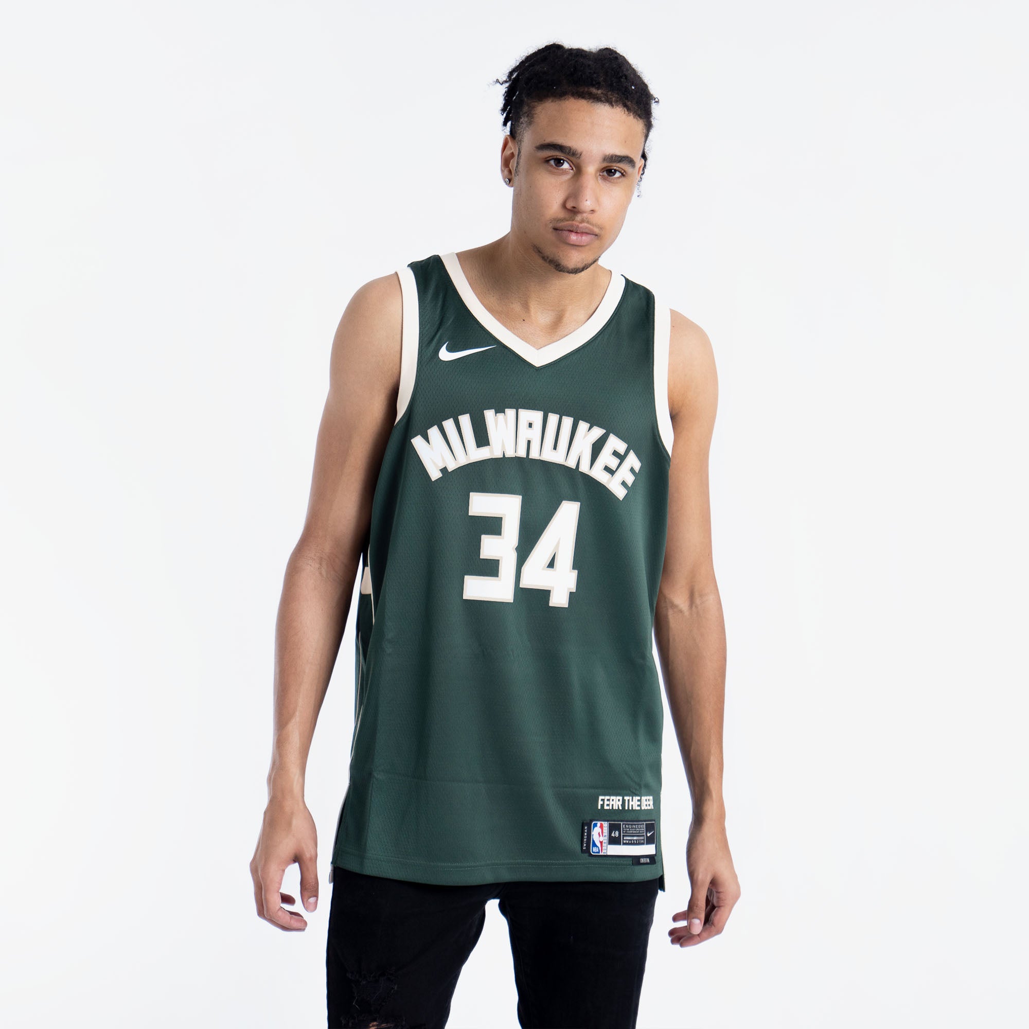 Men's Nike Giannis Antetokounmpo Green Milwaukee Bucks Swingman Jersey -  Icon Edition