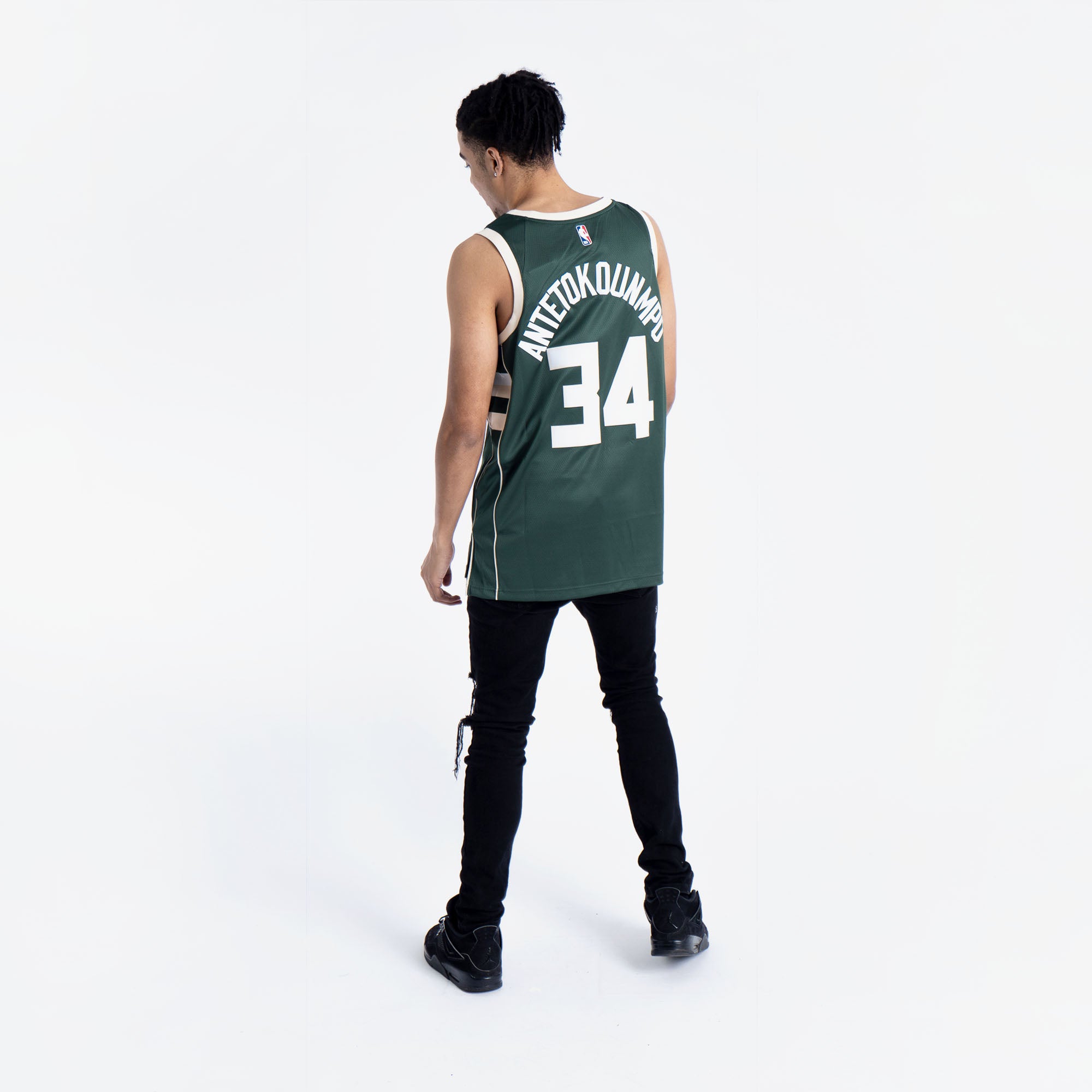 NEW Giannis Antetokounmpo Nike Milwaukee Bucks Icon Edition Jersey