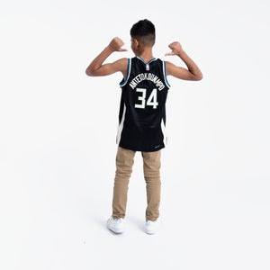 Giannis Antetokounmpo Milwaukee Bucks 2025 Statement Edition Youth NBA Swingman Jersey