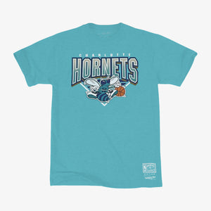 Charlotte Hornets Vintage Metallic Shadow NBA T-Shirt