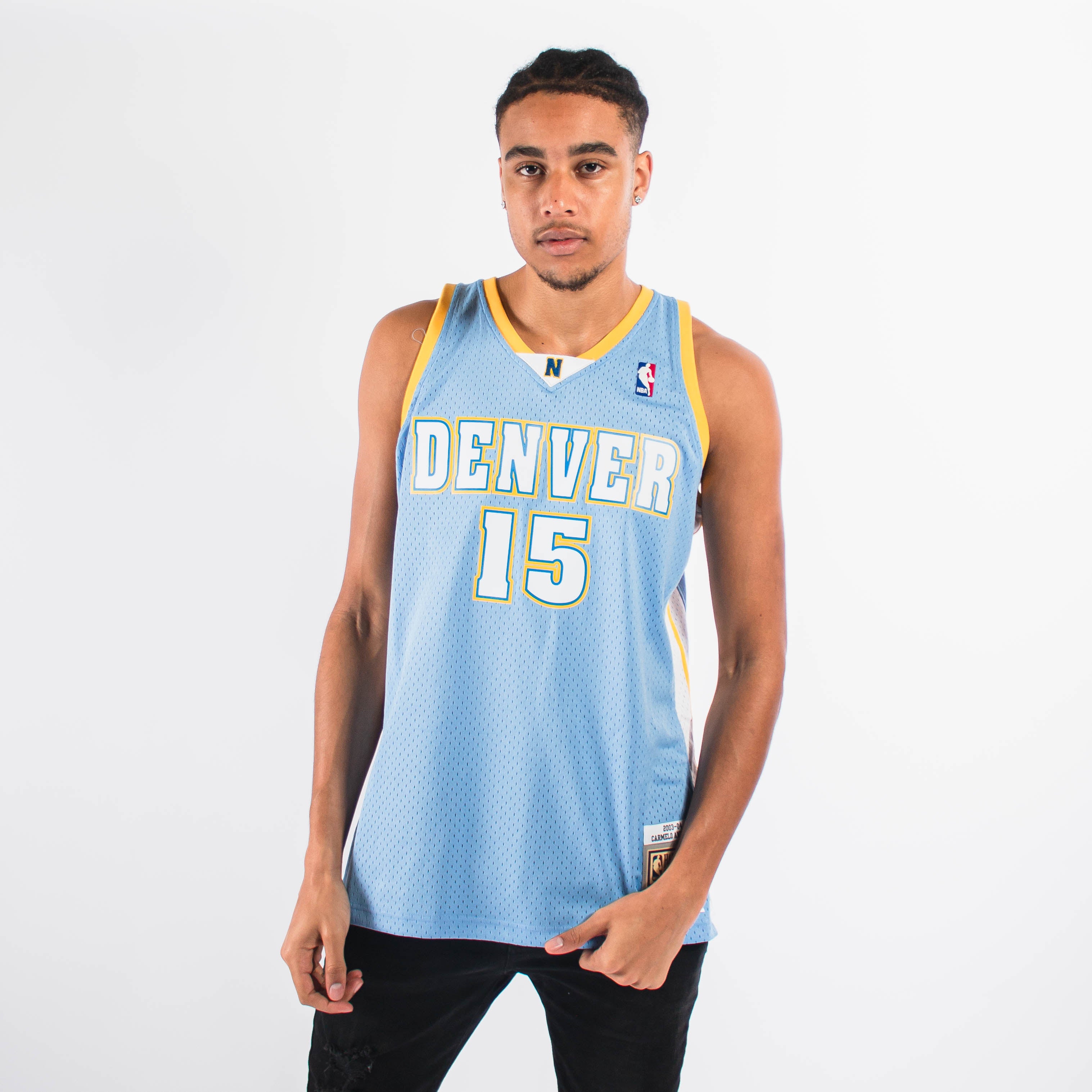Denver Nuggets Nike Carmelo Anthony Swingman Jersey Rookie Year Men's XXL /  2XL