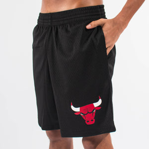 Chicago Bulls Hardwood Classics Throwback Basic Mesh Court NBA Shorts