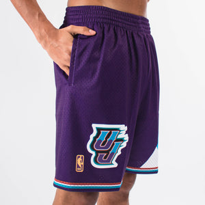 Utah Jazz 1996-97 Hardwood Classics Throwback Swingman NBA Shorts