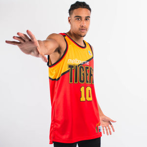 Andrew Gaze Melbourne Tigers Throwback NBL Heritage Jersey