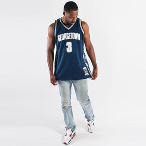 Allen Iverson Georgetown Hoyas HWC Throwback NCAA Swingman Jersey