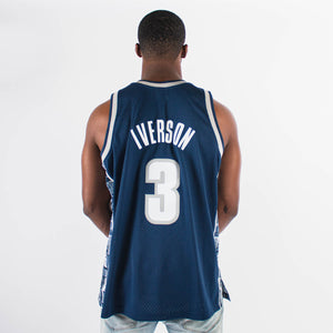 Allen Iverson Georgetown Hoyas HWC Throwback NCAA Swingman Jersey