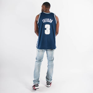 Allen Iverson Georgetown Hoyas HWC Throwback NCAA Swingman Jersey