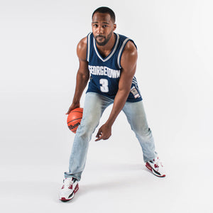 Allen Iverson Georgetown Hoyas HWC Throwback NCAA Swingman Jersey