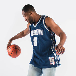 Allen Iverson Georgetown Hoyas HWC Throwback NCAA Swingman Jersey