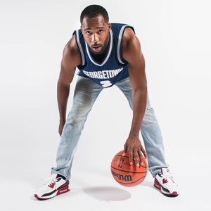 Allen Iverson Georgetown Hoyas HWC Throwback NCAA Swingman Jersey